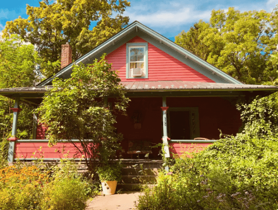 red cottage