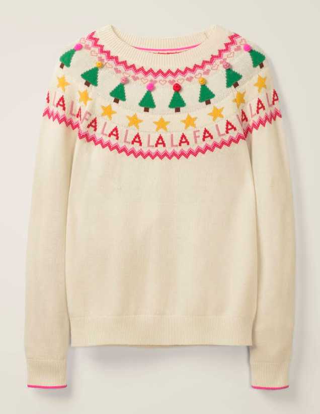 Boden Festive Fair Isle Sweater