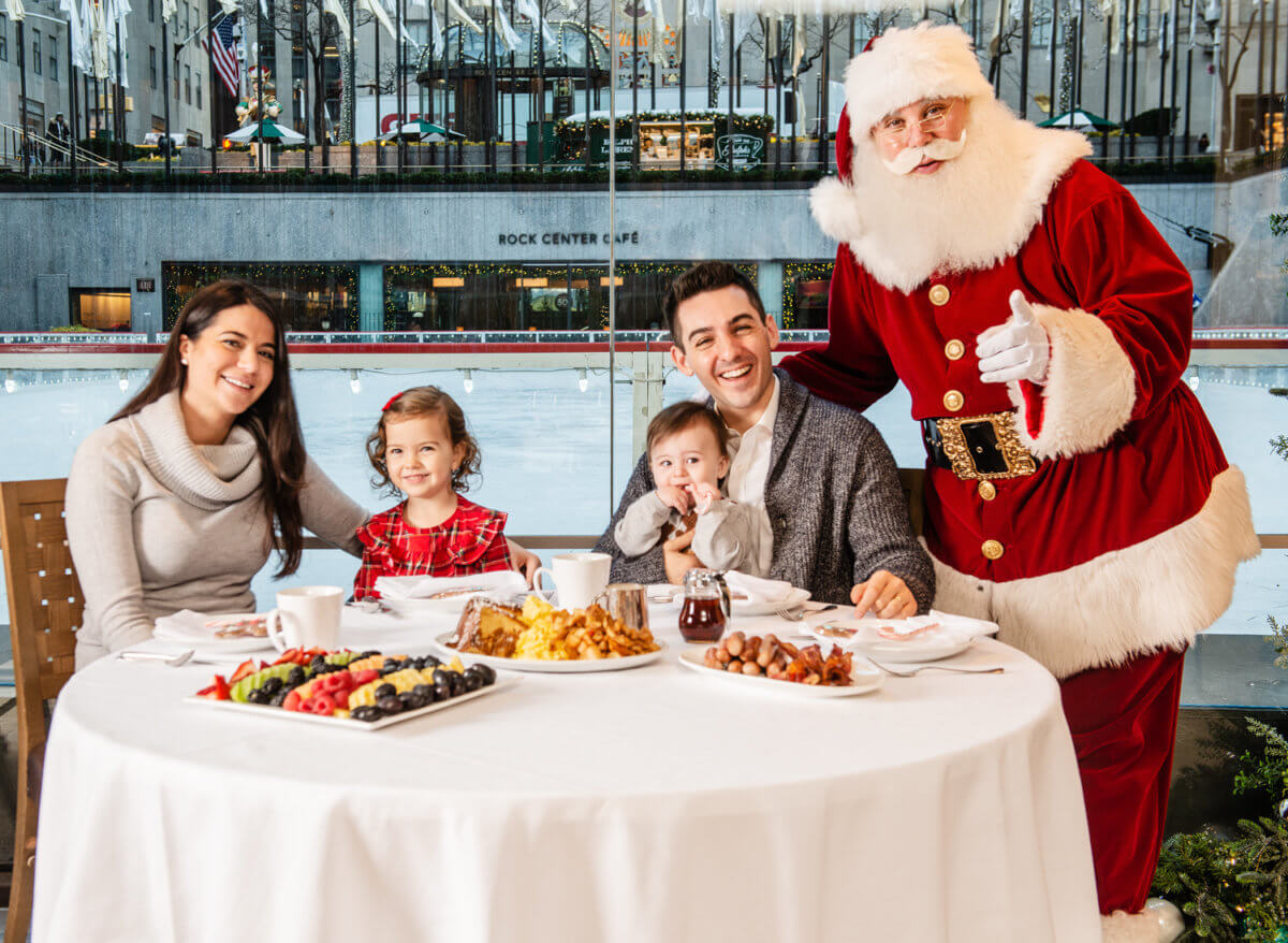 Breakfast With Santa at the Rock Center Café and The Rink at