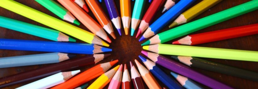 colored pencils