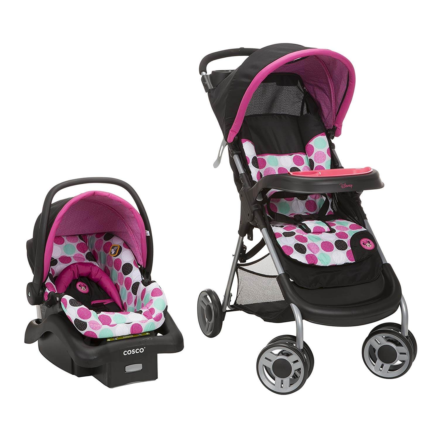 Disney Baby Lift & Stroll Plus Travel System- Minnie Mouse 