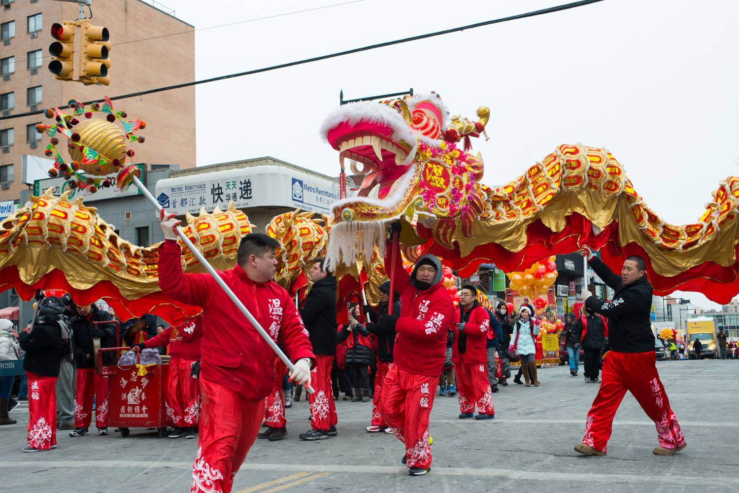 The Greater Flushing Chamber of Commerce in the 2020 Lunar New Year Parade - Downtown Flushing