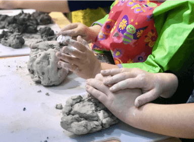 Clay hands