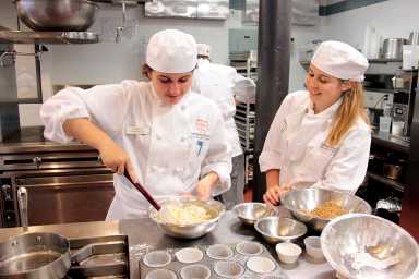 Kids cooking together