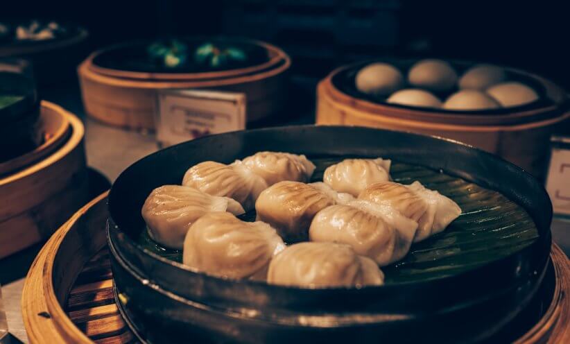 plates of dim sum