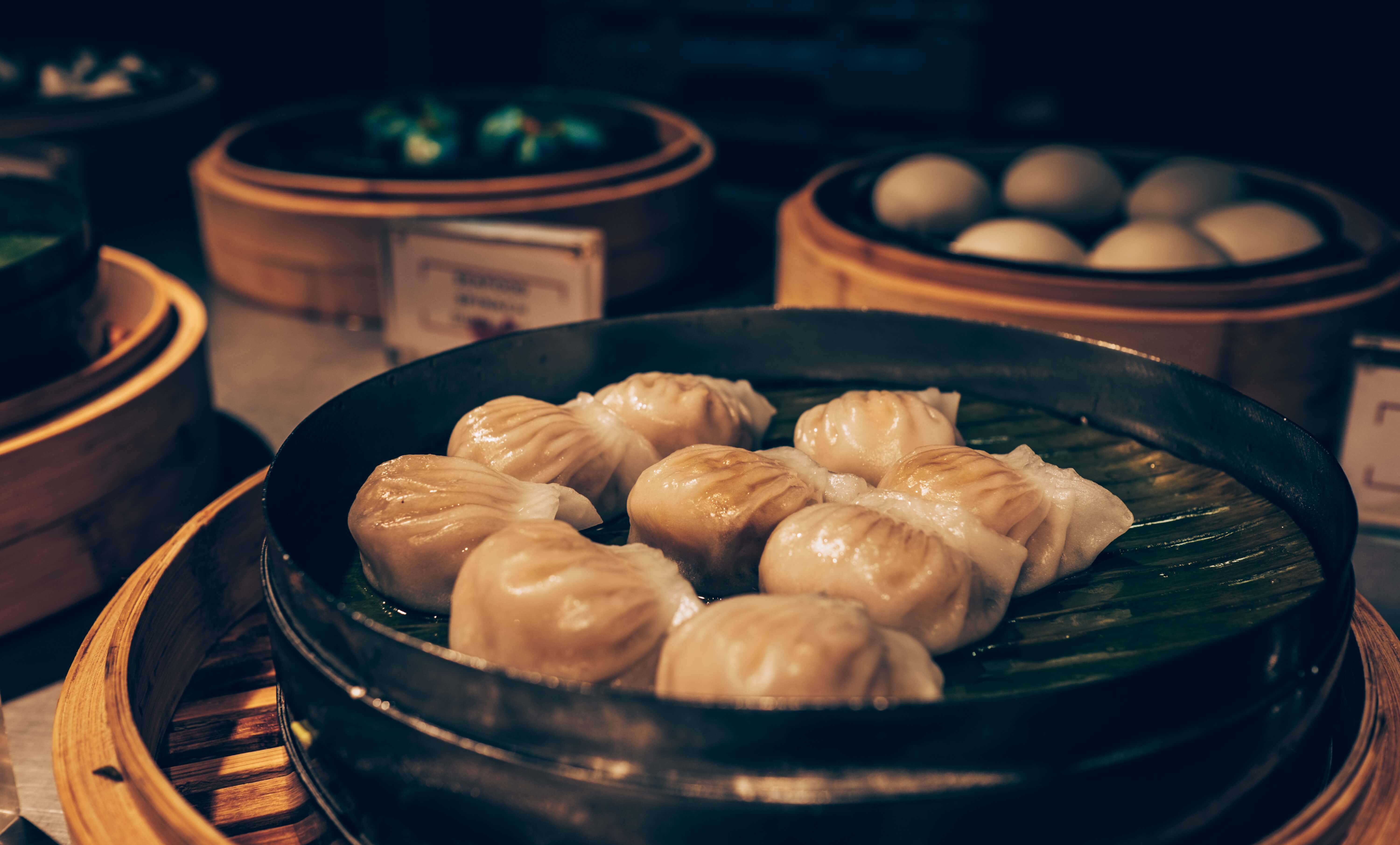 plates of dim sum