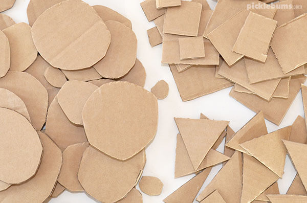 Reuse and Create Art with Cardboard