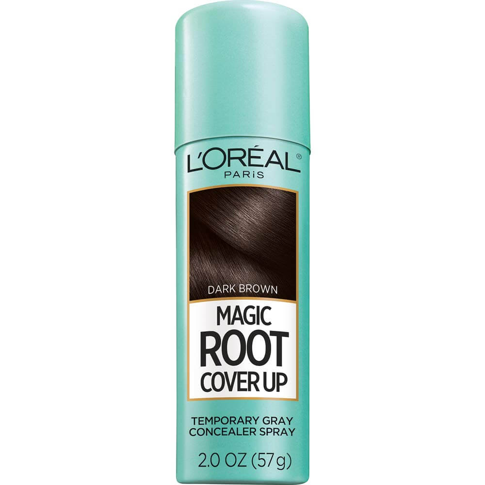 Best Kit for Temporary Hair Color:  L’Oreal Paris Magic Root Cover Up Gray Concealer Spray 