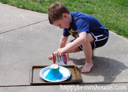 Make Your Own Volcano Experiment 