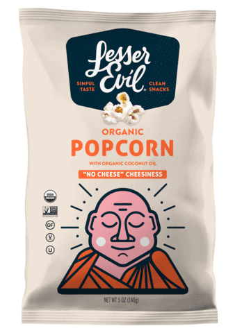 LesserEvil Organic Popcorn 