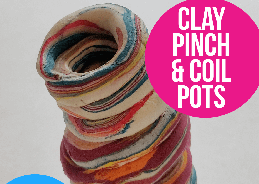 Virtual Picassos Online Art Class ~ Clay Pinch & Coil Pots