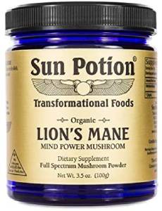 Sun Potion’s Lion’s Mane and Astragalus Herbal Supplements