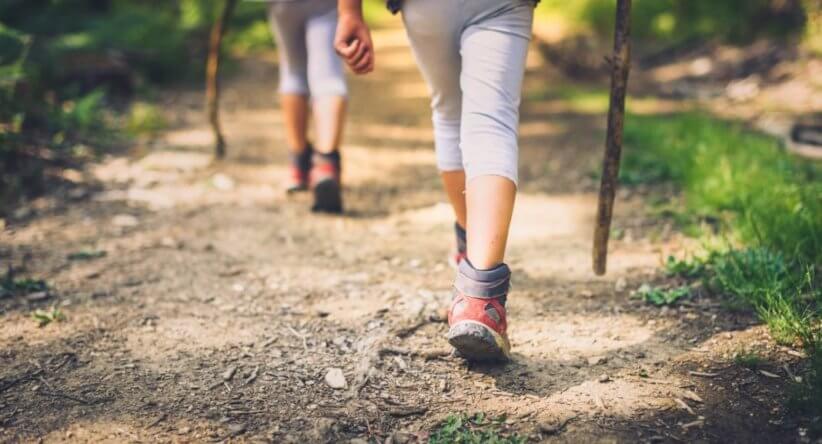 people hiking