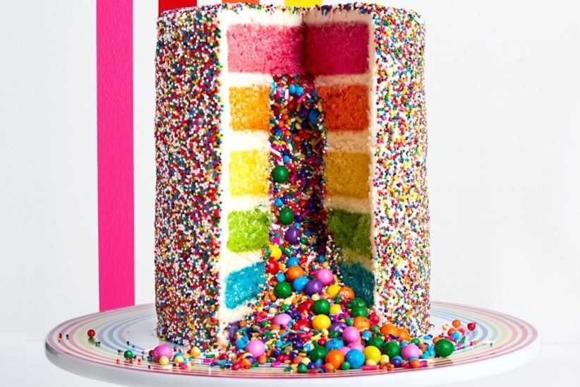 Flour Shop Rainbow Explosion Cake Kit from Williams Sonoma