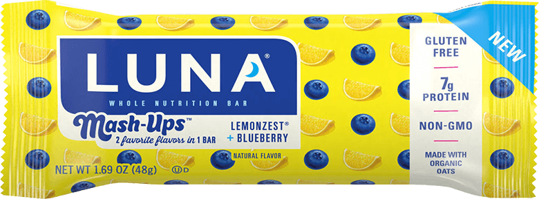 Best Bar With a Flavor Punch: Luna Lemonzest® + Blueberry Mash-Ups™