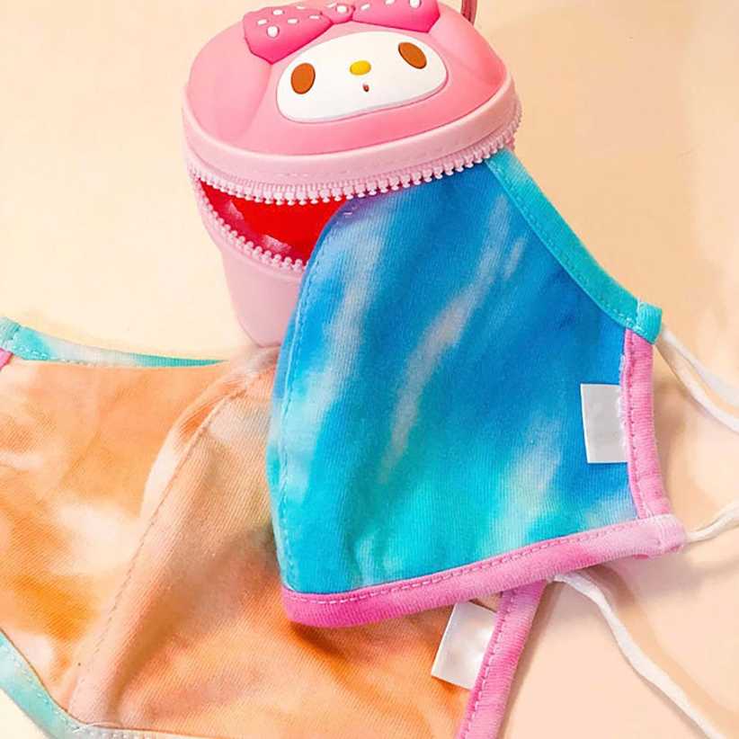 Tie-Dye Mask With Pocket Filter 