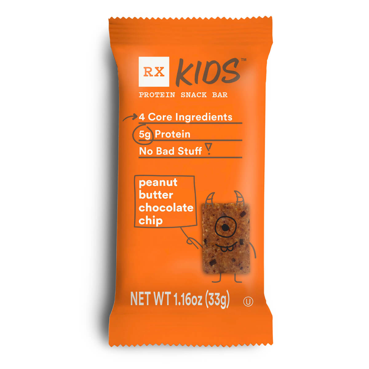 Best Simple Ingredients Bar: RX Kids Peanut Butter Chocolate Chip