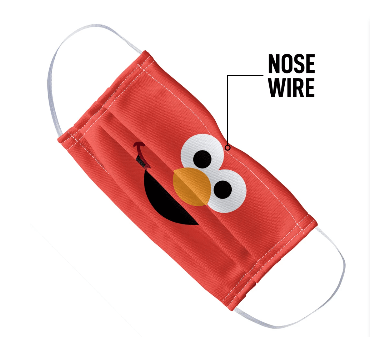Sesame Street Elmo Face Face Mask