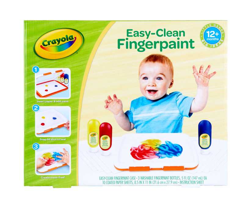 Crayola Easy-Clean Finger Paint Station