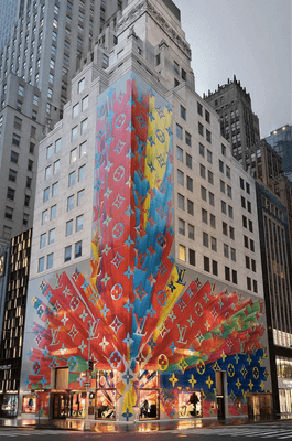 Louis Vuitton Colorful Holiday Display