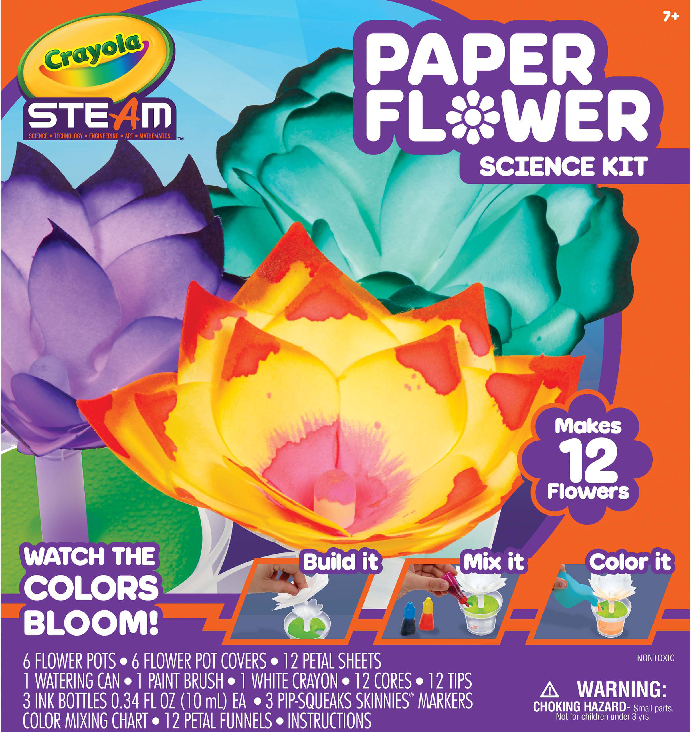 Crayola Steam Paper Flower Science Kit