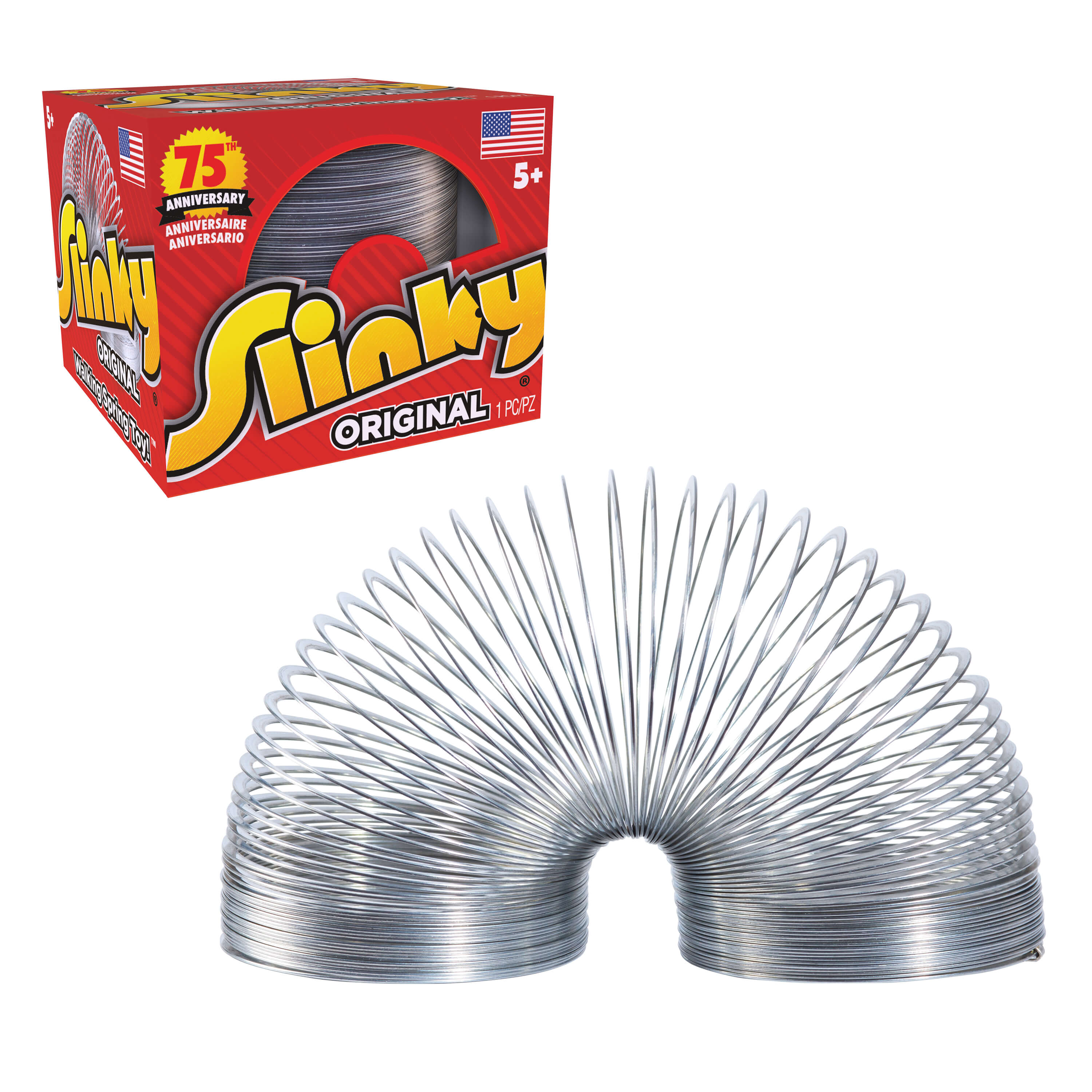 The Original Slinky Walking Spring Toy, Metal Slinky