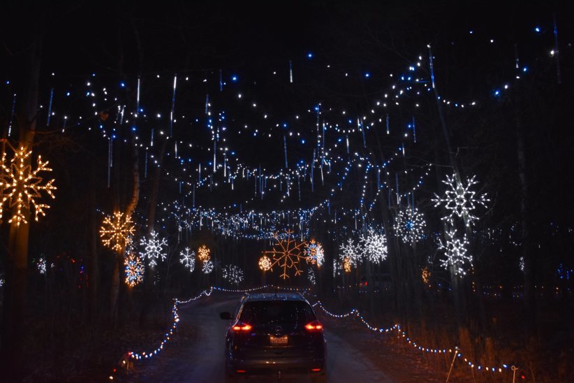 Holiday Light Drive Thru Display