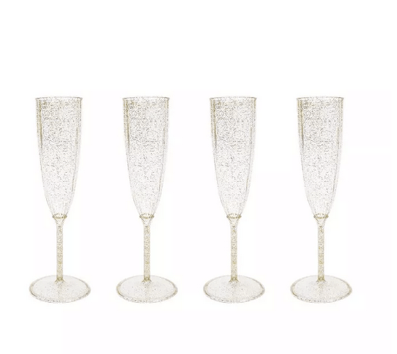 Four Champagne Glasses