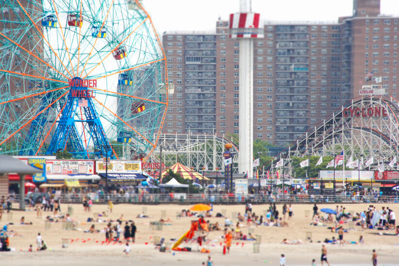 beaches in new york - coney island