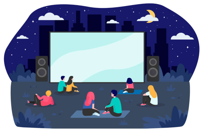 outdoor movies in NYC