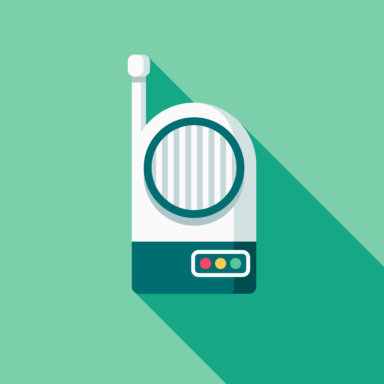 Baby Monitor Flat Design Icon