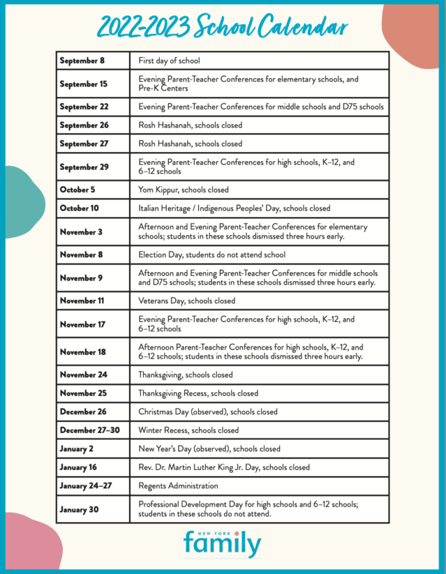 Nyc Public School Calendar 2023 To 2023 Pdf Get Calendar 2023 Update