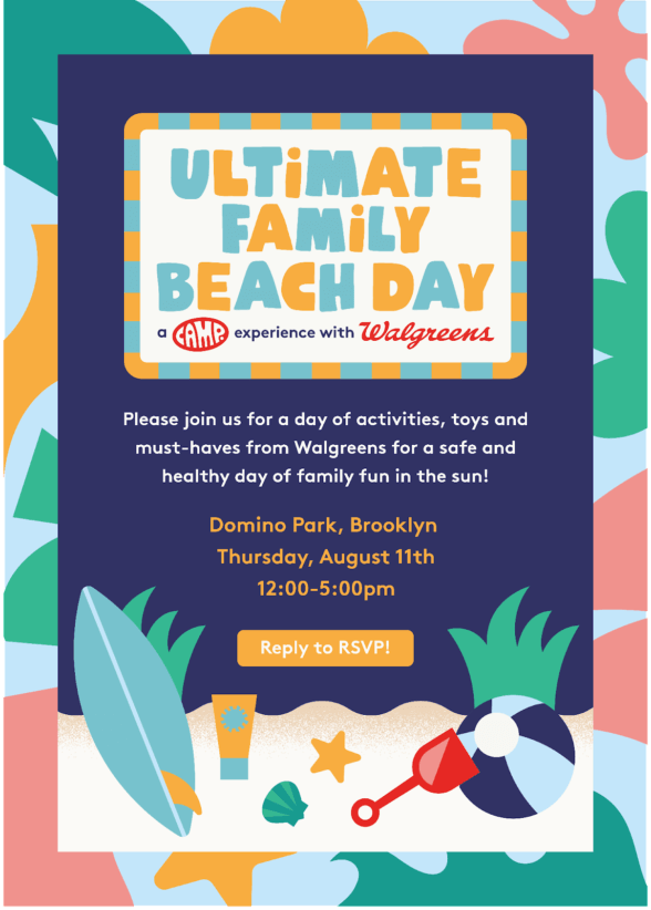 Have an Ultimate Family Beach Day with CAMP and Walgreens