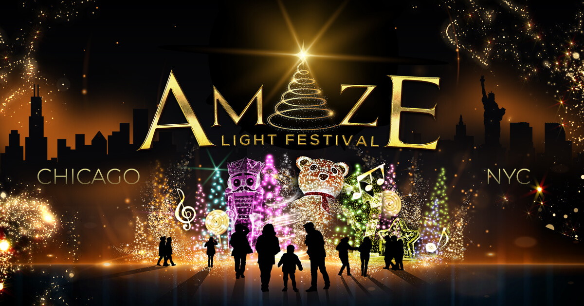 Amaze Light Festival Sparkles at Citi Field 2022 New York Family