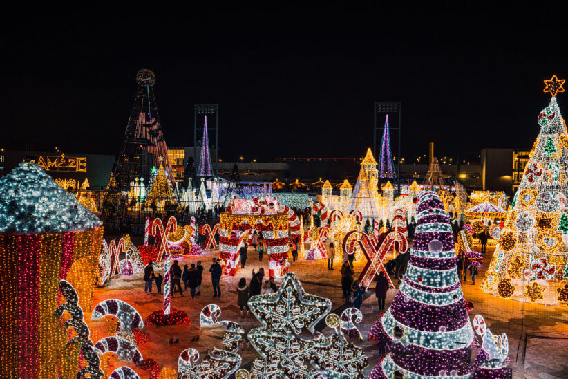 Amaze Light Festival Sparkles at Citi Field