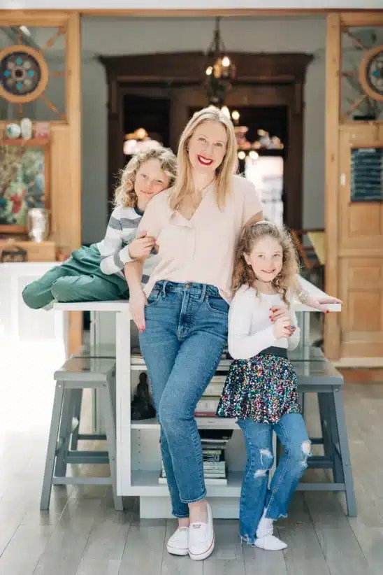 NY Inspector General Lucy Lang with her two children