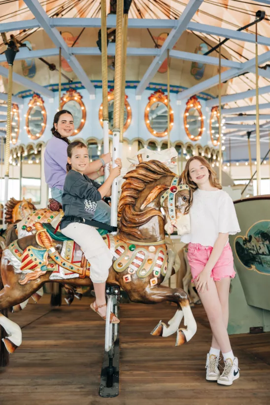 This carousel is ornate and old school 