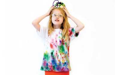 how to tie-dye with food coloring