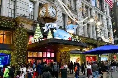 Macy's Santaland Arrives to Herald Square