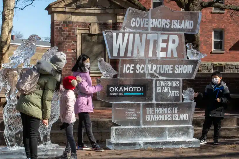Chill Out at the Governors Island Ice Sculpting Show