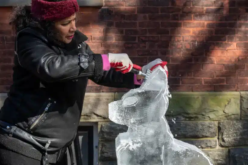 Chill Out at the Governors Island Ice Sculpting Show