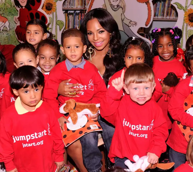 Celebrity Ashanti with Jumpstart Kids