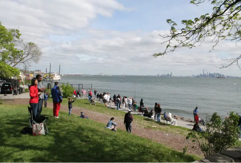 people looking at harbor