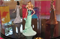 Statue of Liberty Barbie doll at Barbie Collector Dolls of the World exhibit