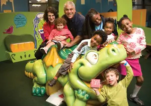 Alphie the Dragon at the Children's Museum of Manhattan