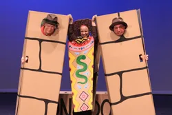 The Paper Bag Players in The Great Mummy Adventure