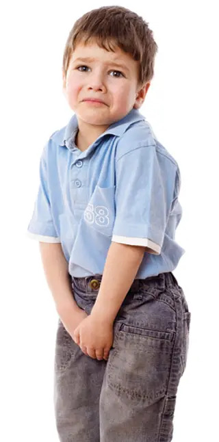 Boy Pees in Pants