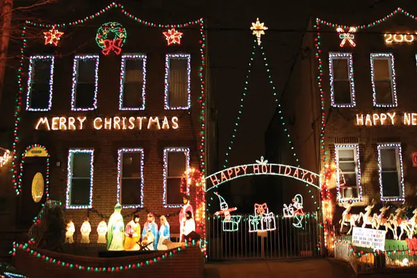 Christmas lights in Brooklyn, Dyker Heights