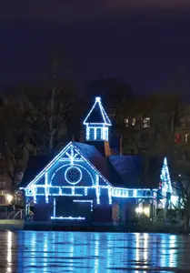The Charles A. Dana Discovery Center in Central Park; Victorian Holiday Lighting