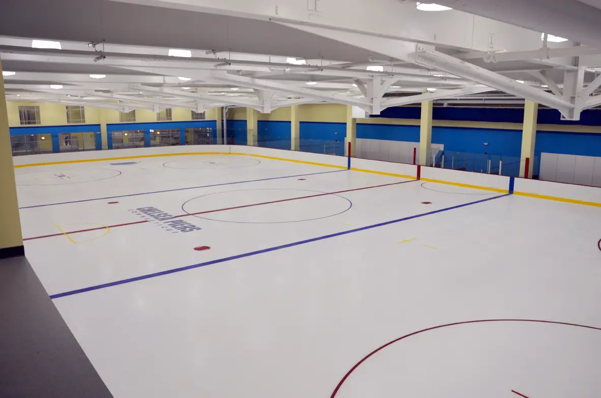 The new location will house ice rinks, swimming pools, water slides, an indoor turf field, and much more; Courtesy Chelsea Piers Connecticut